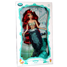Load image into Gallery viewer, 2014 Disney Limited Edition Deluxe 16&quot; Ariel Little Mermaid Doll. 657 of 1000 NRFB
