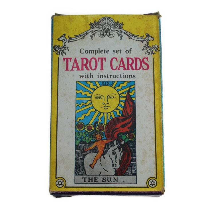 1960s Merrimack Complete Set of Tarot Cards with box, leaflet & guide sheet