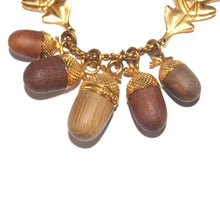 Load image into Gallery viewer, 2010 Vivienne Westwood Acorn and Oakleaf Necklace
